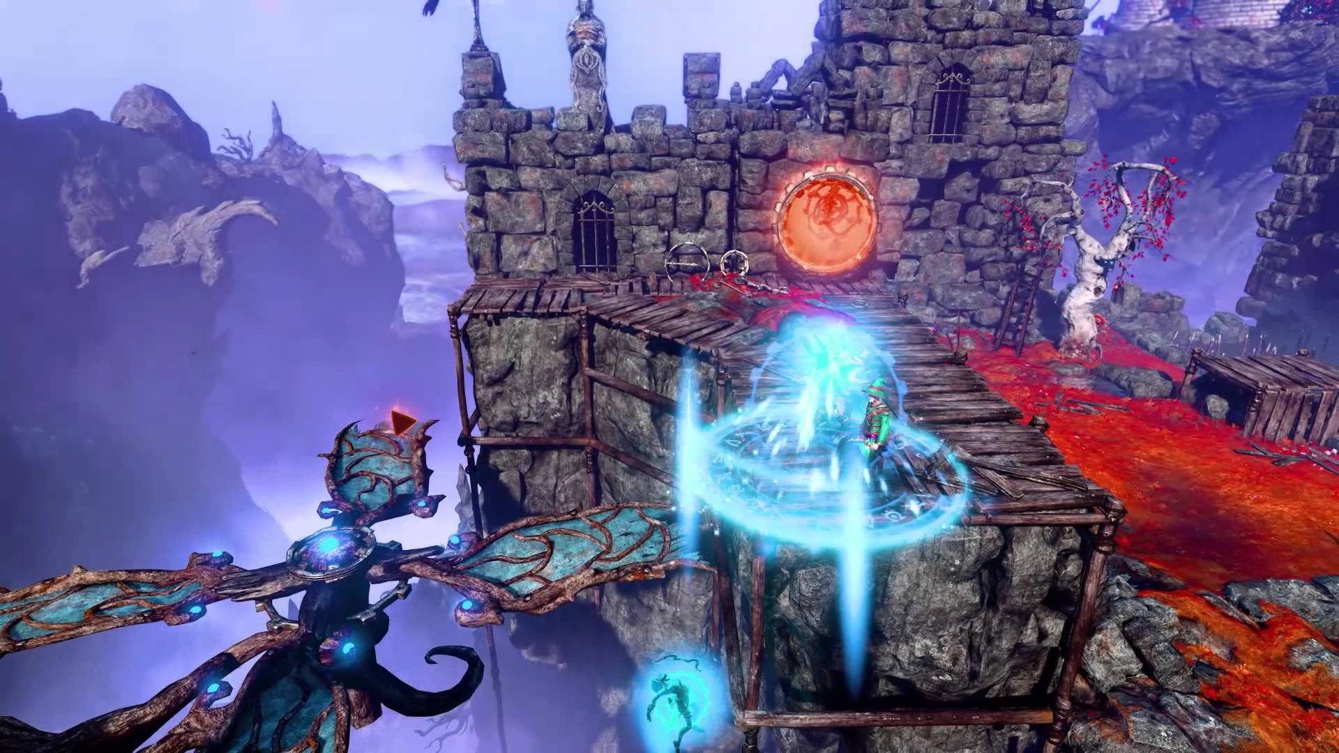 Trine 3: The Artifacts of Power gameplay trailer in German