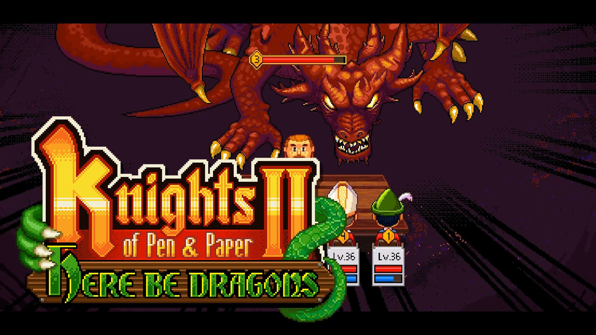 Knights of Pen and Paper 2 - Here be Dragons Trailer